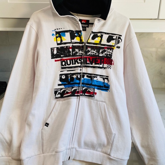 Quiksilver boys XL sz20. 2 zipper hooded sweaters - Picture 2 of 7
